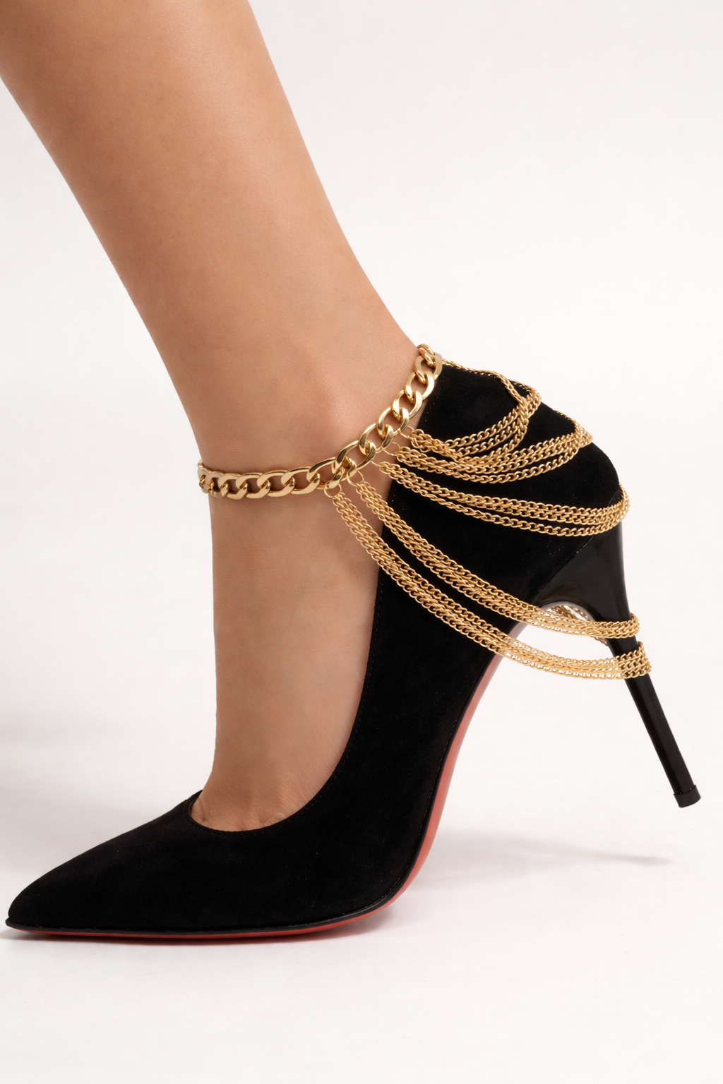 Golden Cascade Anklet