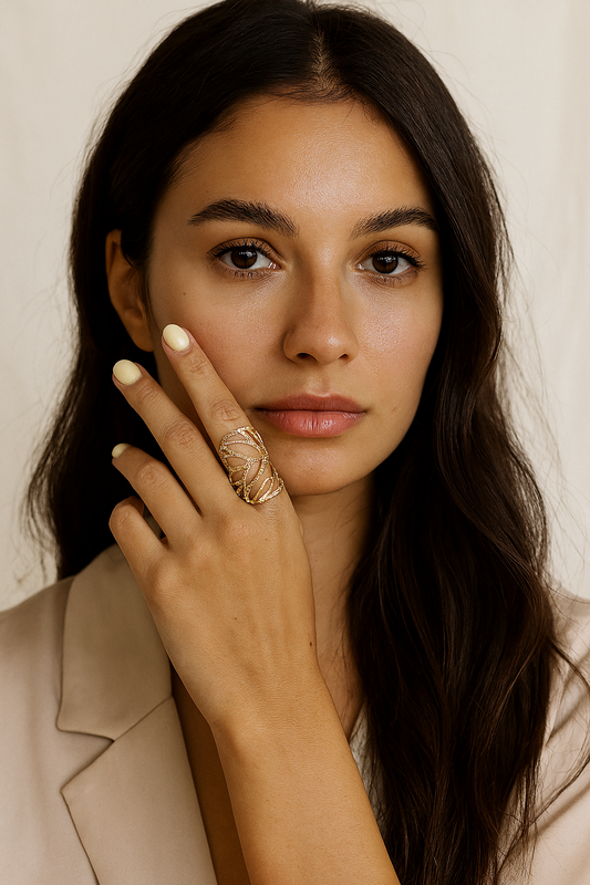Leaf Shaped Ring
