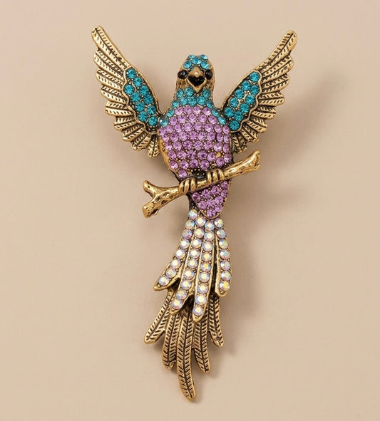 Oiseau du Paradis Brooch