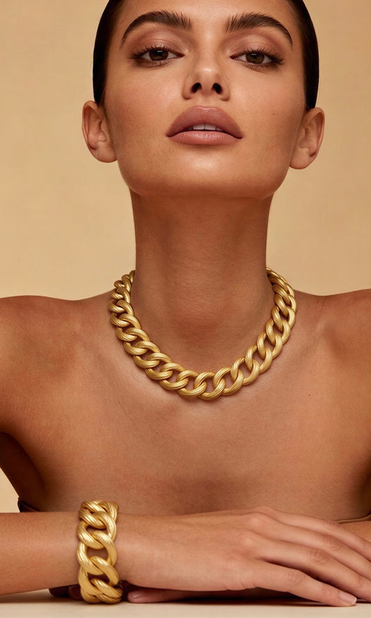 S’ Chain Necklace & Bracelet