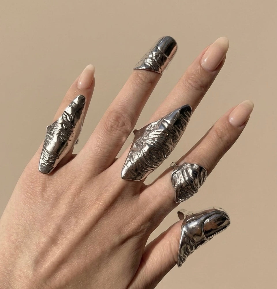 Fusion Argentée Ring Set