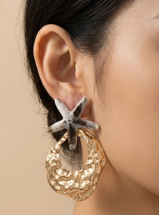 Coquillage Doré Earrings
