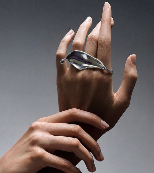 Luna Leaf Ring