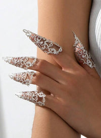Silver Nail Cover “Per Piece”
