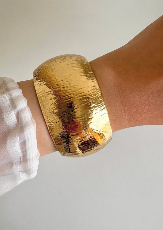 Chunky Golden Bangle