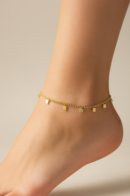 Lily Dangling Anklet