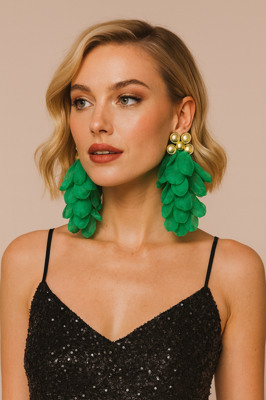 Green Giant Earrings