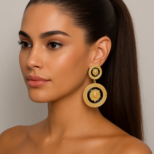 Lion Vintage Earrings
