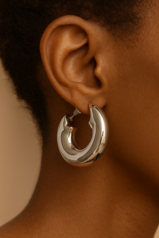 B & B Silver Earrings