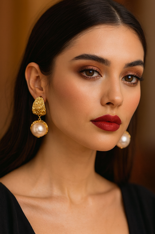 Pearl Dangled Earrings