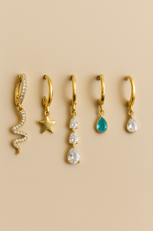 Turquoise Golden Set