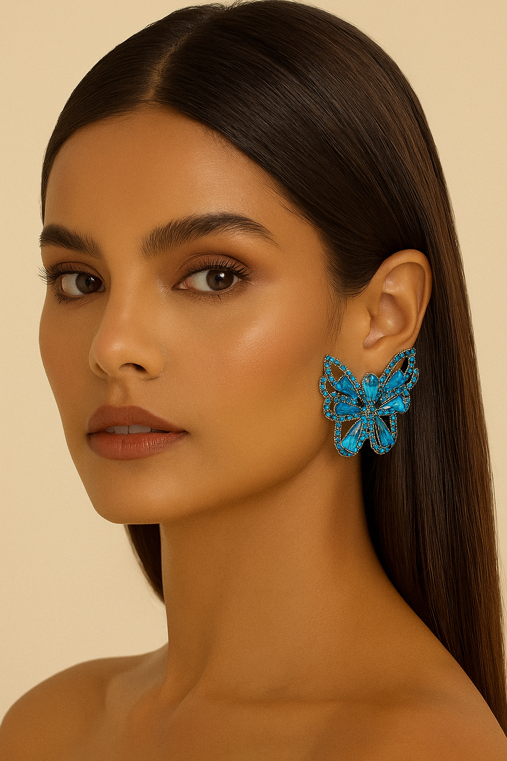 Turqouise Papillon Earrings