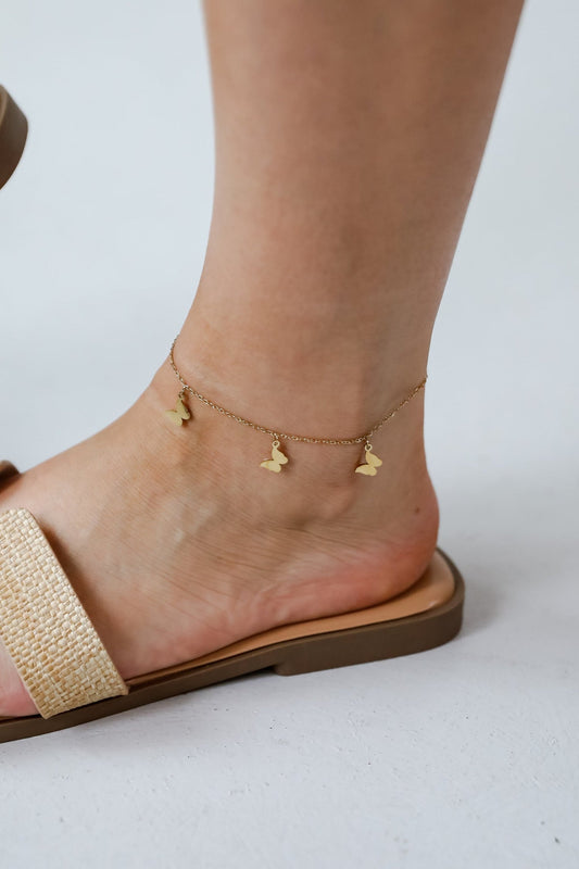 Charm Butterfly Anklet