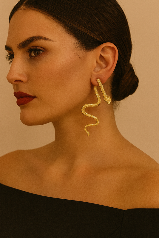 Trendy Snake Earrings